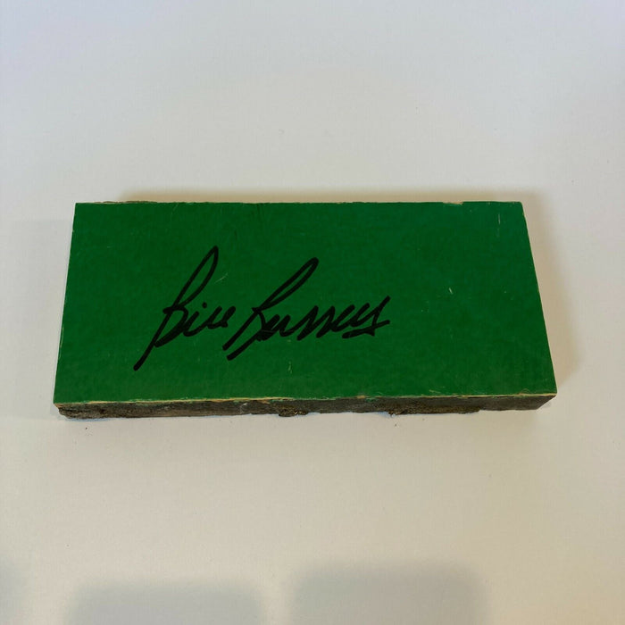 Bill Russell Signed Boston Garden Parquet Game Used Floor With Beckett COA
