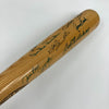 Mickey Mantle Joe Dimaggio Ted Williams Hall Of Fame Multi Signed Bat JSA COA