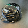 Beautiful Cal Ripken Jr. Signed Heavily Inscribed STATS Orioles Mini Helmet JSA