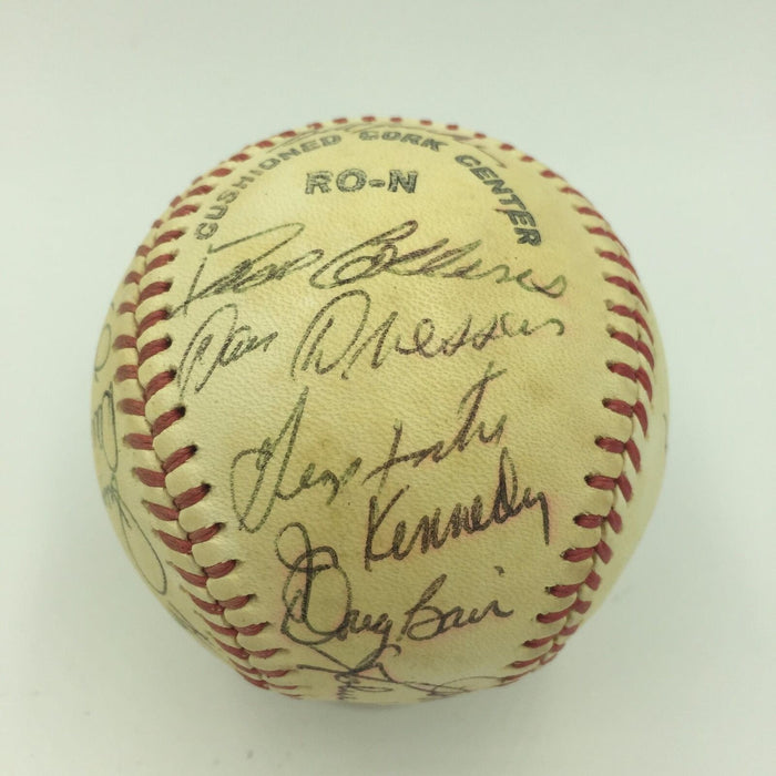 1979 Cincinnati Reds Team Signed Baseball Tom Seaver Johnny Bench Morgan JSA COA