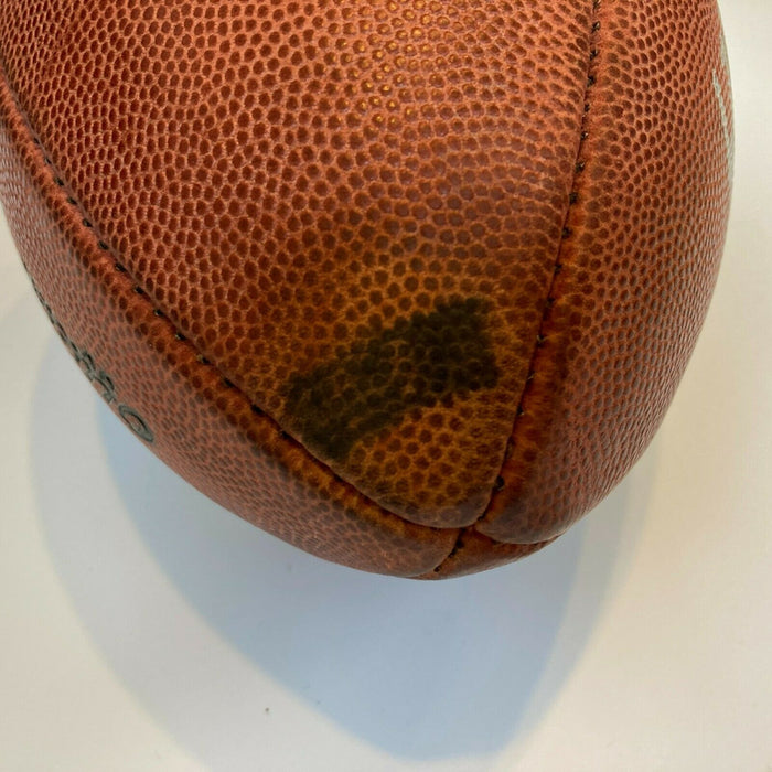 Reggie White Signed 1997 Super Bowl XXXI Wilson Game Football JSA COA Packers