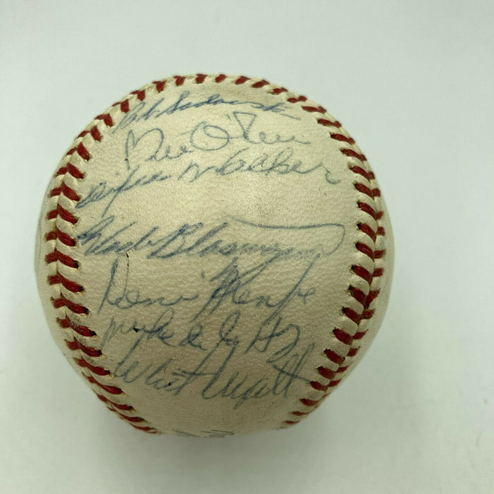 1965 Milwaukee Braves Team Signed National League Baseball PSA DNA COA