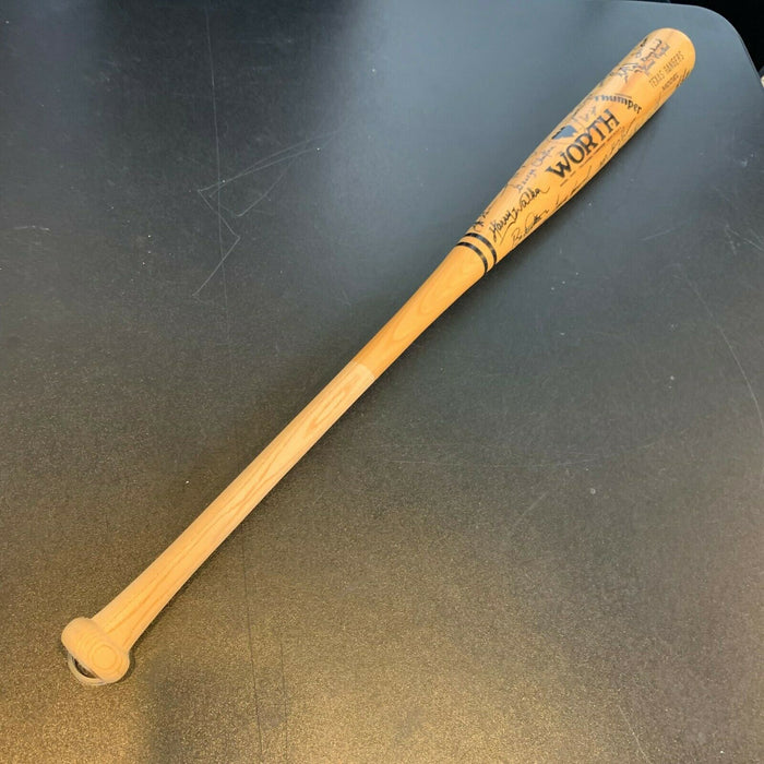 1988 Texas Rangers Team Signed Game Model Bat 35+ Sigs With JSA COA