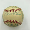 1954 Hank Aaron Rookie Milwaukee Braves Team Signed Baseball PSA DNA COA