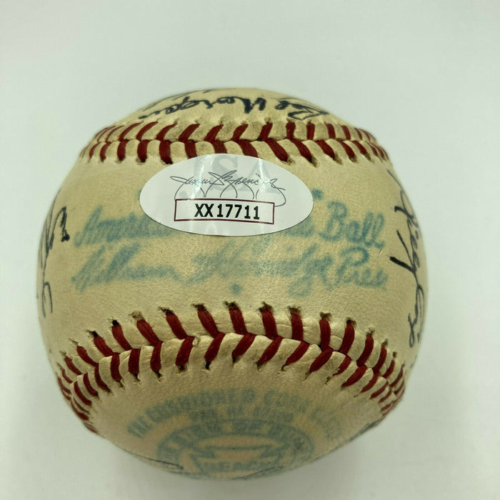 Beautiful 1952 Brooklyn Dodgers NL Champs Team Signed Baseball Gil Hodges  JSA