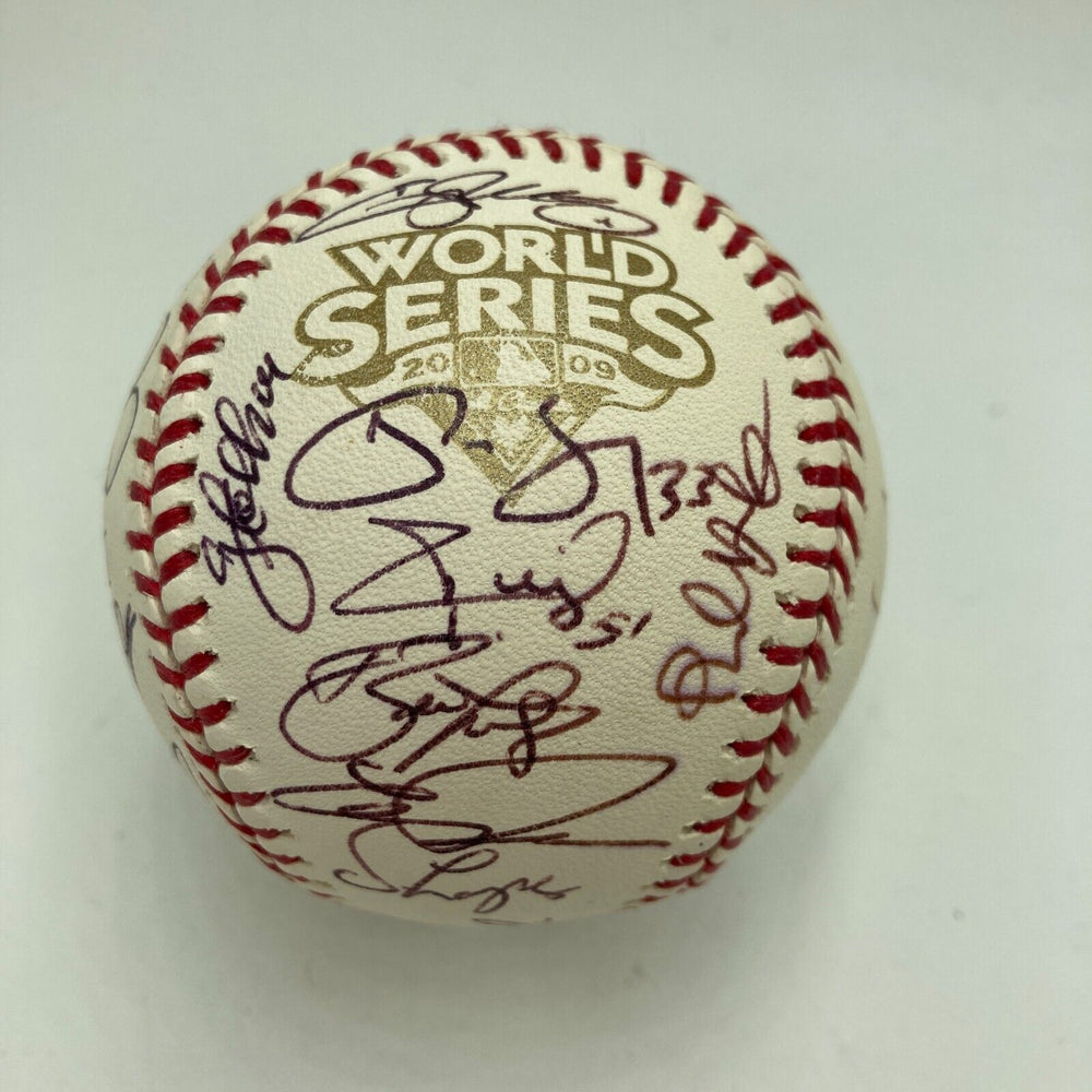 2009 Philadelphia Phillies Team Signed World Series Baseball 37 Sigs JSA COA