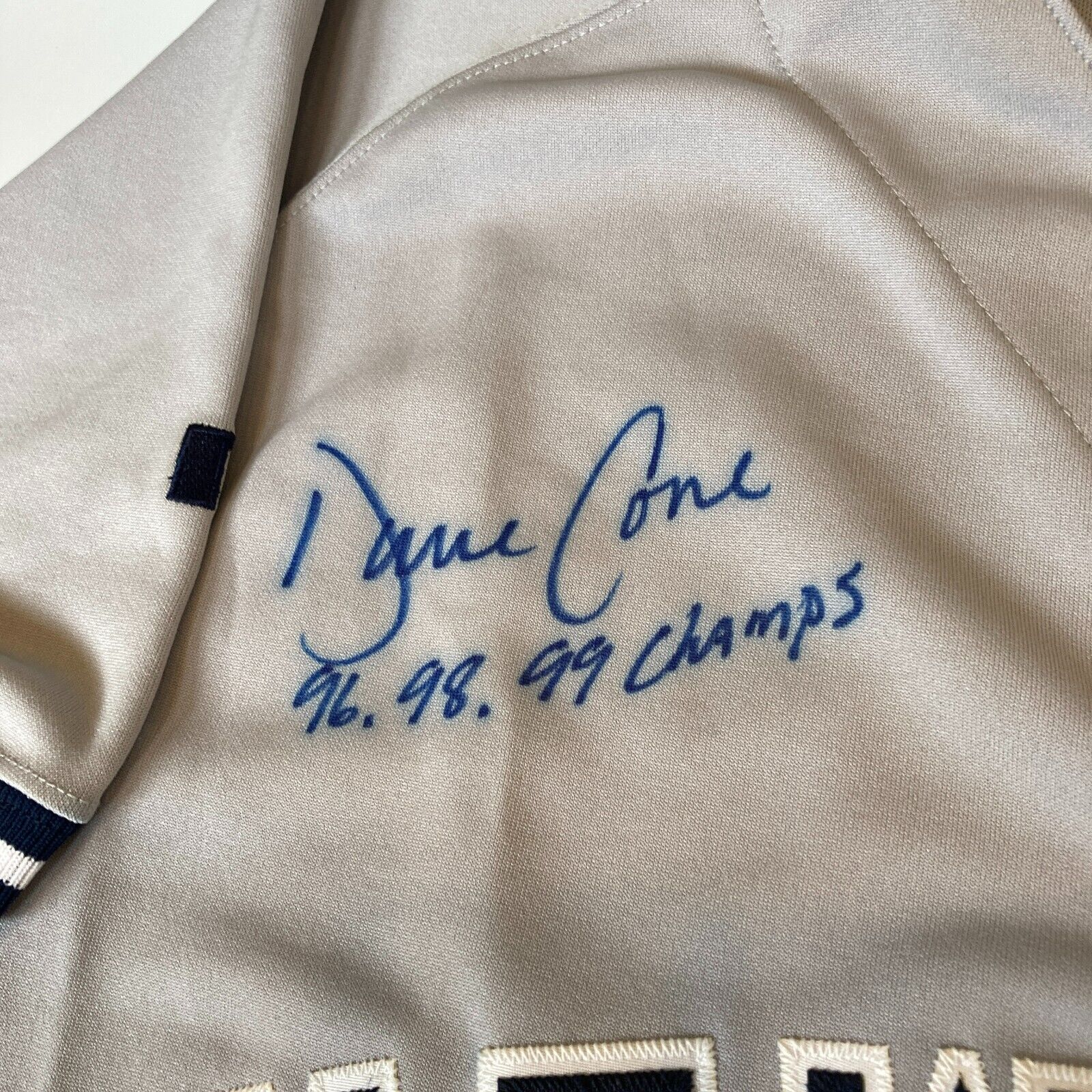 1996 New York Yankees World Series Champs Team Signed Jersey Derek Jeter Jsa