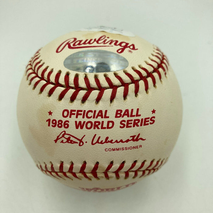 Rare Bill Buckner & Mookie Wilson Signed 1986 World Series Baseball JSA COA