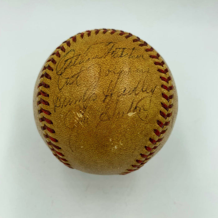 1940 New York Yankees Team Signed American League Baseball Joe Dimaggio JSA COA