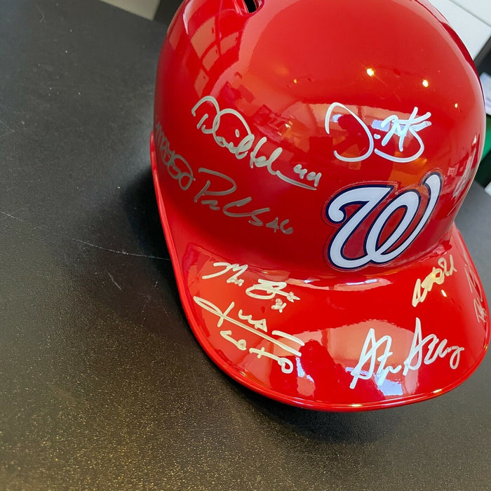 2019 Washington Nationals World Series Champs Team Signed Helmet Fanatics & MLB