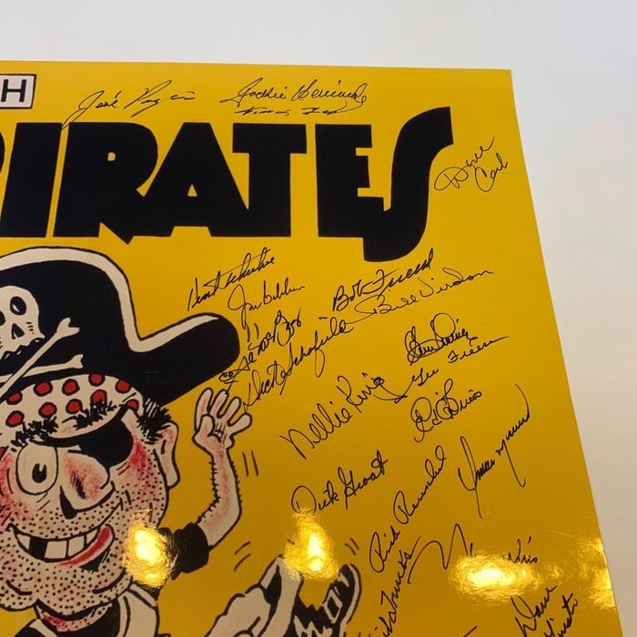 Pittsburgh Pirates All Time Greats Signed 16x20 Photo With Over 70 Sigs JSA COA