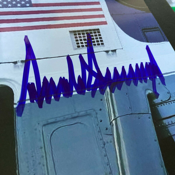 Magnificent President Donald Trump Full Name Signed Large 20x24 Photo JSA MINT 9