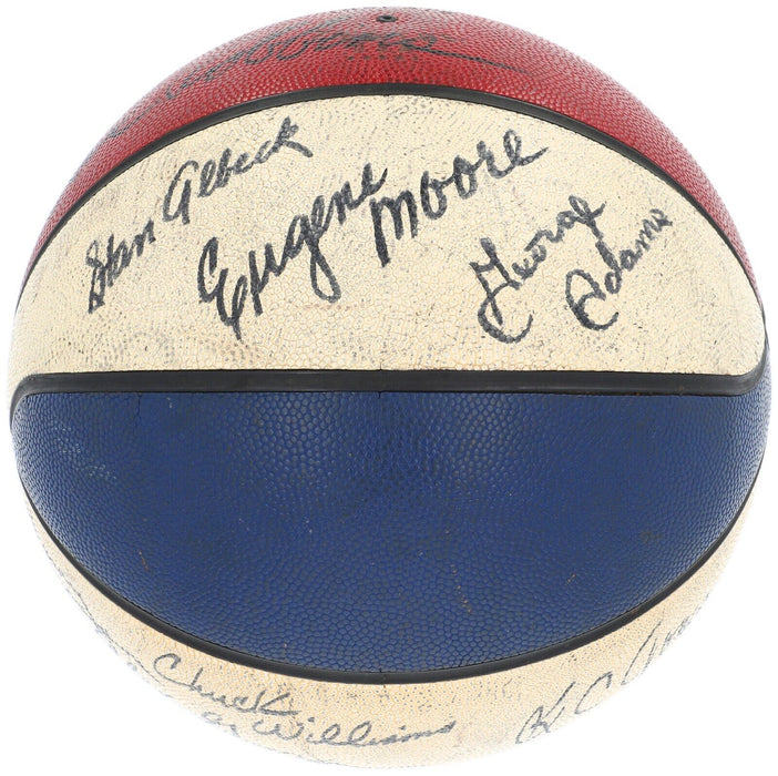 1972-73 San Diego Conquistadors Team Signed Official ABA Game Basketball JSA COA