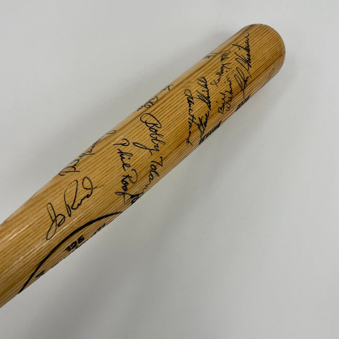 1987 Seattle Mariners Team Signed Louisville Slugger Game Issued Baseball Bat