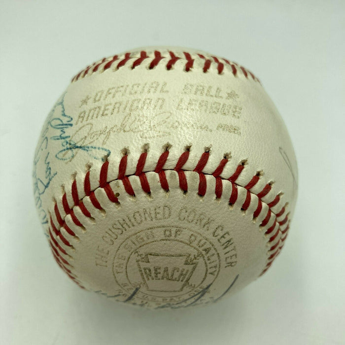 1965 Los Angeles Dodgers World Series Champs Team Signed Baseball Koufax JSA COA