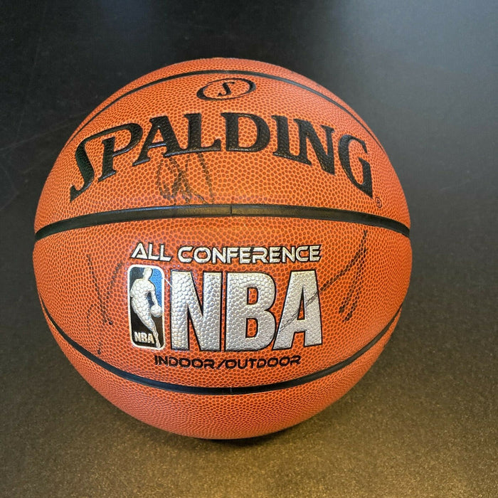 2015 NBA All Star Game Team Signed Basketball Tim Duncan Stephen Curry JSA