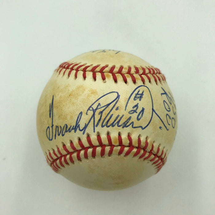 Rare Willie Mays Rookie Of The Year Winners Multi Signed Baseball With JSA COA