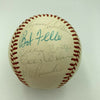 Joe Dimaggio & Mickey Mantle 1974 Old Timers Day Multi Signed Baseball JSA COA