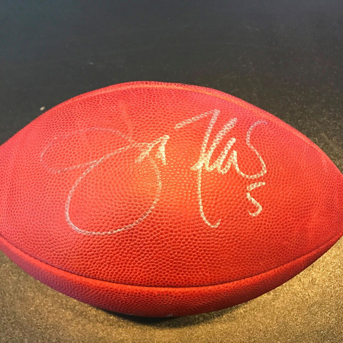 Joe Flacco Signed Autographed Authenic NFL Wilson Game Football PSA DNA COA
