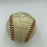 1958 Cleveland Indians Team Signed American League Baseball With Joe Gordon