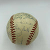 1958 Cleveland Indians Team Signed American League Baseball With Joe Gordon