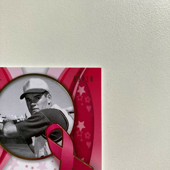 2013 Leaf Pete Rose Save The Boobies Auto #9/10 Signed Baseball Card