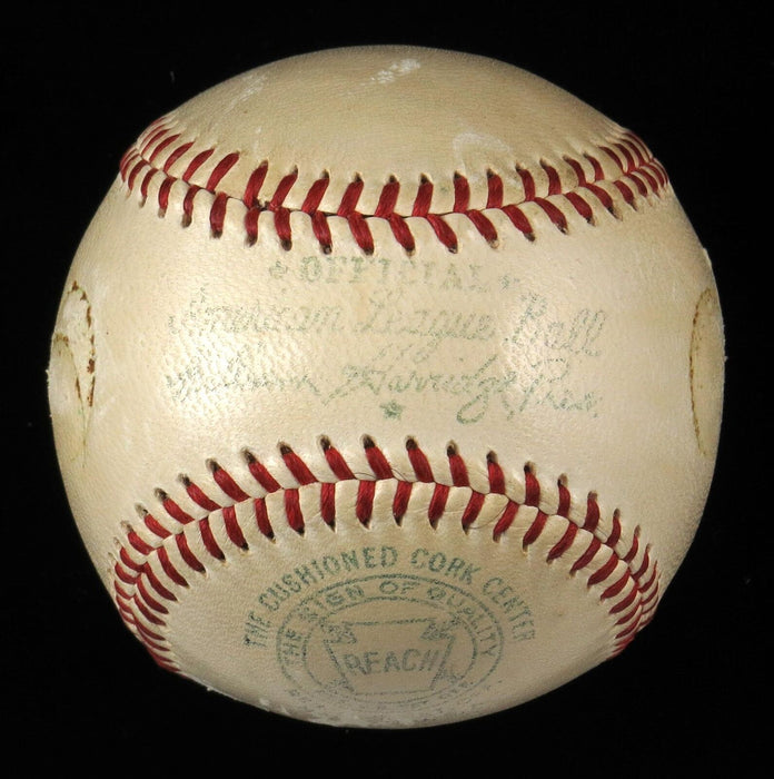 1940's Ted Williams Playing Days Single Signed American League Baseball PSA DNA