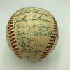 Beautiful Jackie Robinson 1952 All Star Game Team Signed Baseball JSA COA