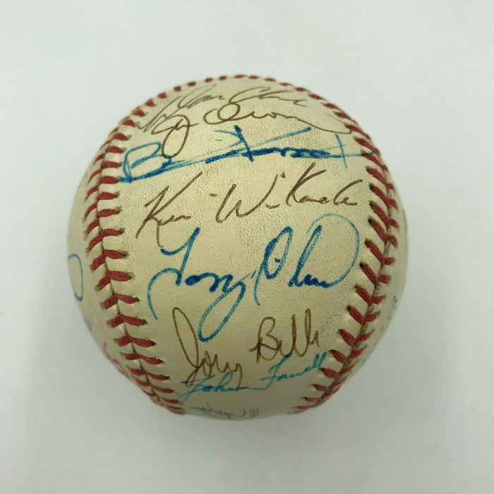 1988 Cleveland Indians Team Signed Official American League Baseball