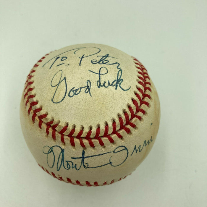 Monte Irvin Signed Vintage Official National League Baseball