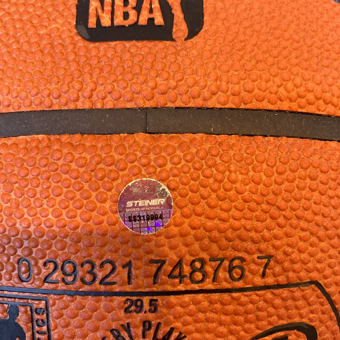Bill Russell Signed Spalding Official NBA Game Basketball Steiner COA