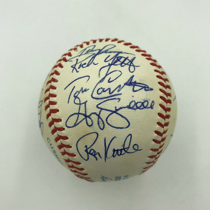 1987 Cleveland Indians Team Signed Official American League Baseball Joe Carter