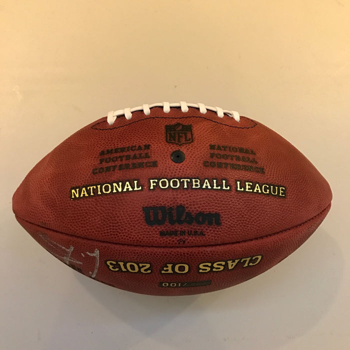 Hall Of Fame Class Of 2013 Signed Wilson NFL Football 7 Signatures JSA COA