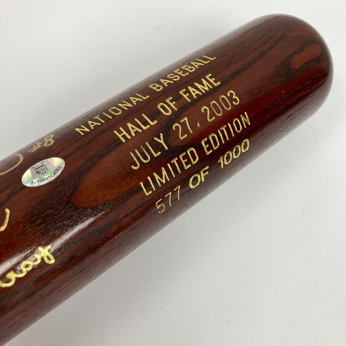 Gary Carter Signed 2003 Hall Of Fame Induction Game Model Baseball Bat JSA COA