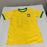 Pele Signed Autographed Brazil Soccer Jersey Beckett Sticker #BC44389