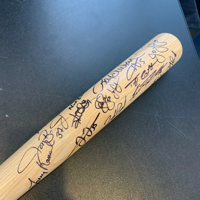 2000 Chicago White Sox AL Champs Team Signed Bat 25 Sigs Franks Thomas JSA COA