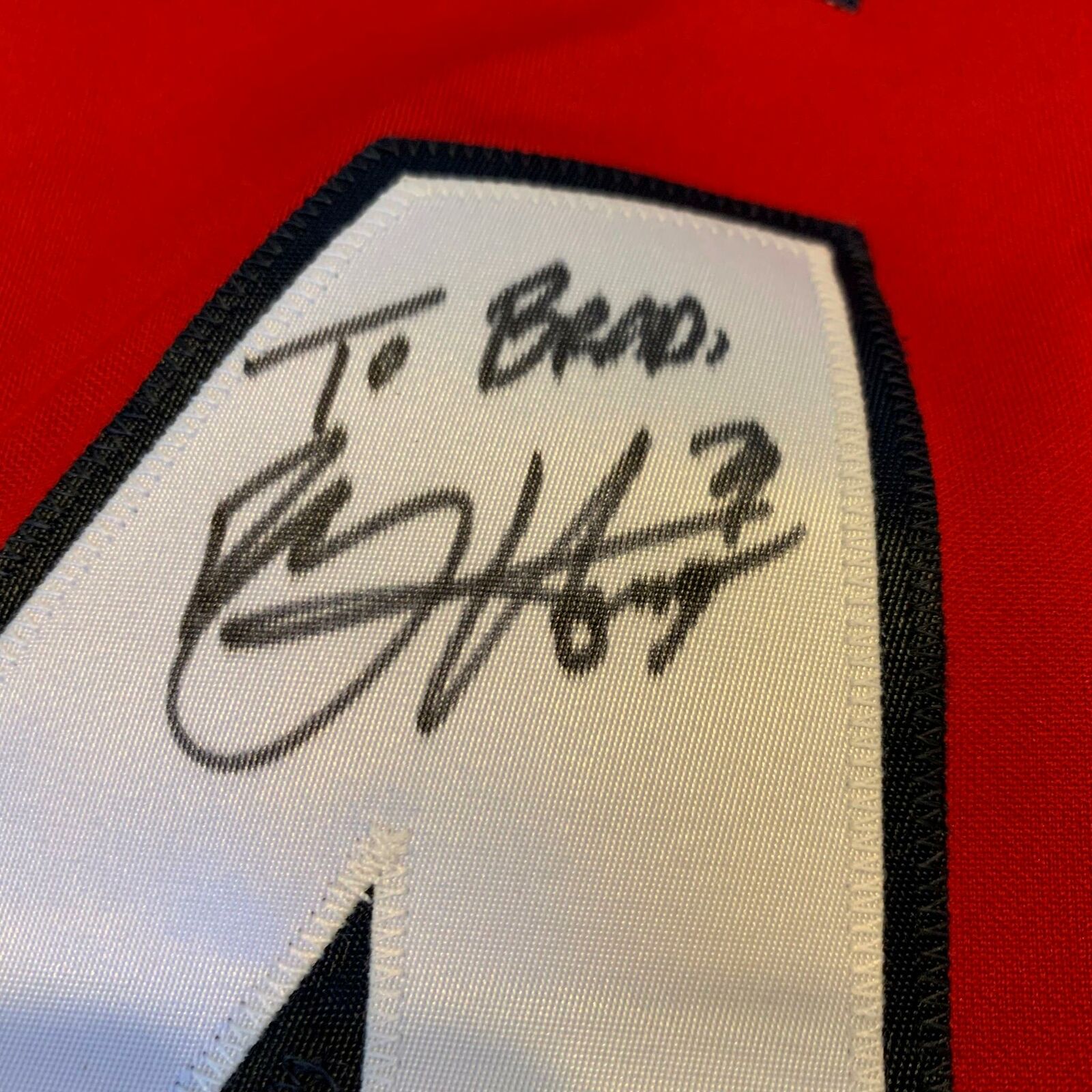 Bryce Harper Signed Nationals Jersey Inscribed To Nico (JSA)