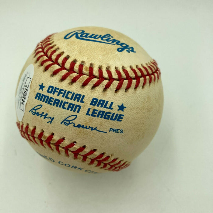 Frank Robinson Signed Vintage American League Baseball JSA COA