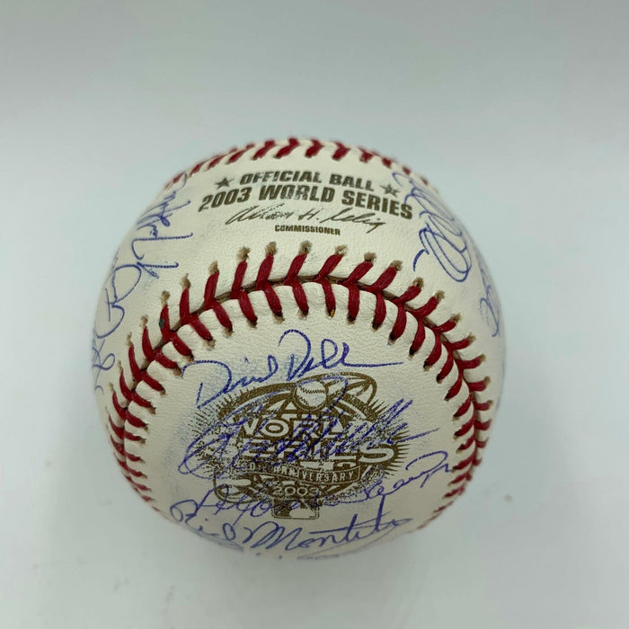 2003 Yankees Team Signed World Series Baseball Derek Jeter & Mariano Rivera MLB