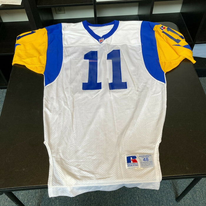 Mark Rypien Signed 1995 Authentic St. Louis Rams Game Model Jersey With JSA COA