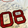 2008 Boston Red Sox Team Signed Jersey David Ortiz Manny Ramirez JSA COA