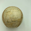 Rare 1943 New York Yankees World Series Champs Team Signed Baseball JSA COA