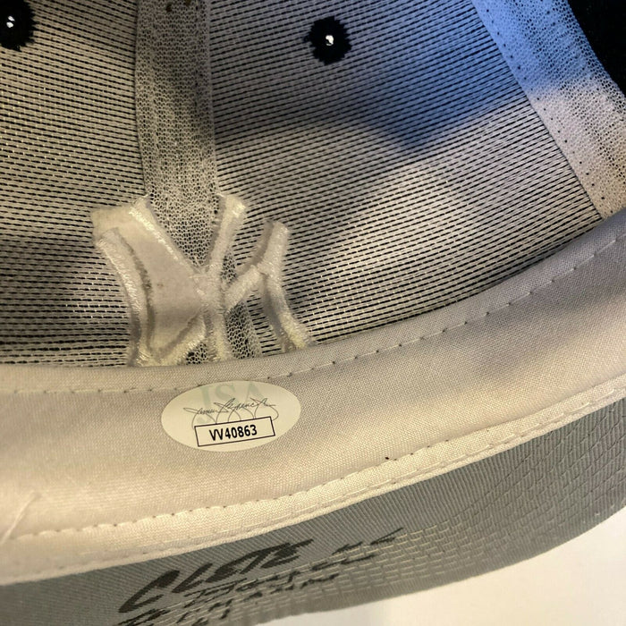 Clete Boyer 1961 World Series Champs Signed New York Yankees Baseball Hat JSA