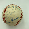 Robert Merrill Elston Howard 1980 NY Yankees Old Timers Day Signed Baseball JSA