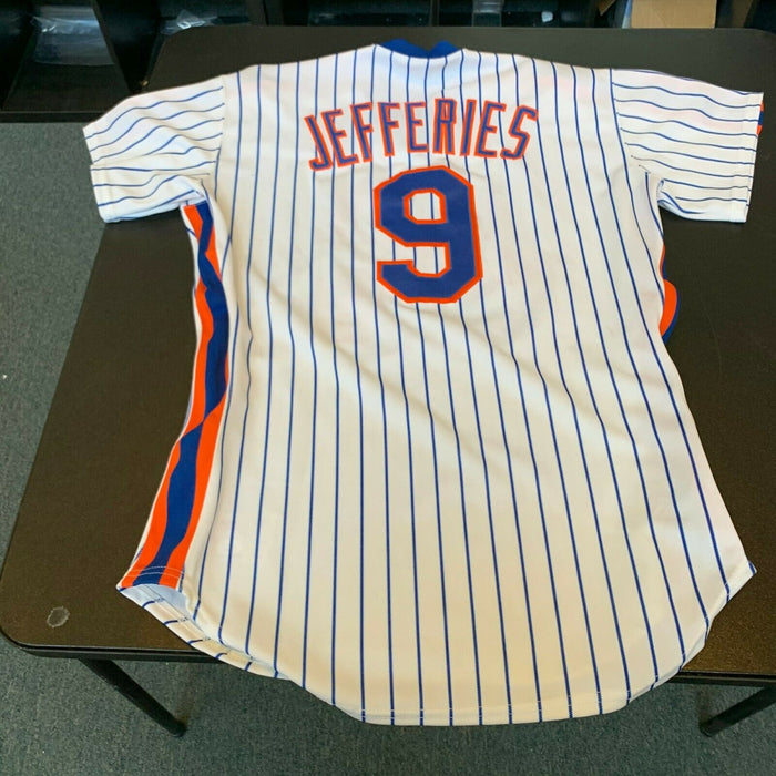 Gregg Jefferies Signed 1990 New York Mets Game Issued Authentic Jersey JSA COA