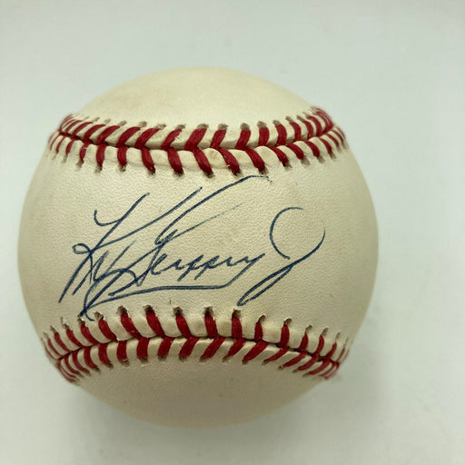 Ken Griffey Jr. Signed 1980's Official American League Baseball JSA COA