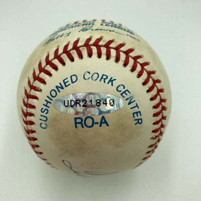 Ted Williams Signed American League Baseball UDA Upper Deck Hologram