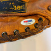 Beautiful 1950's Ernie Banks Signed Game Model Baseball Glove With PSA DNA COA