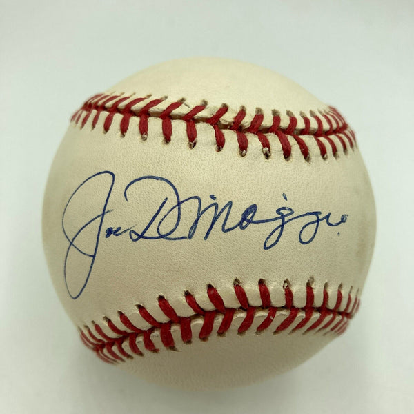 Beautiful Joe Dimaggio Signed American League Baseball With PSA DNA COA