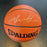 Hakeem Olajuwon Signed Spalding Official NBA Game Basketball With JSA COA